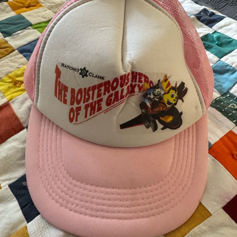 Ratchet and Clank pink hat